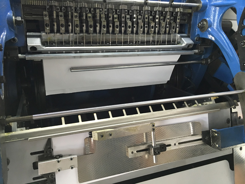 Máquina de coser de libro manual para costura de hilo de firma de papel
