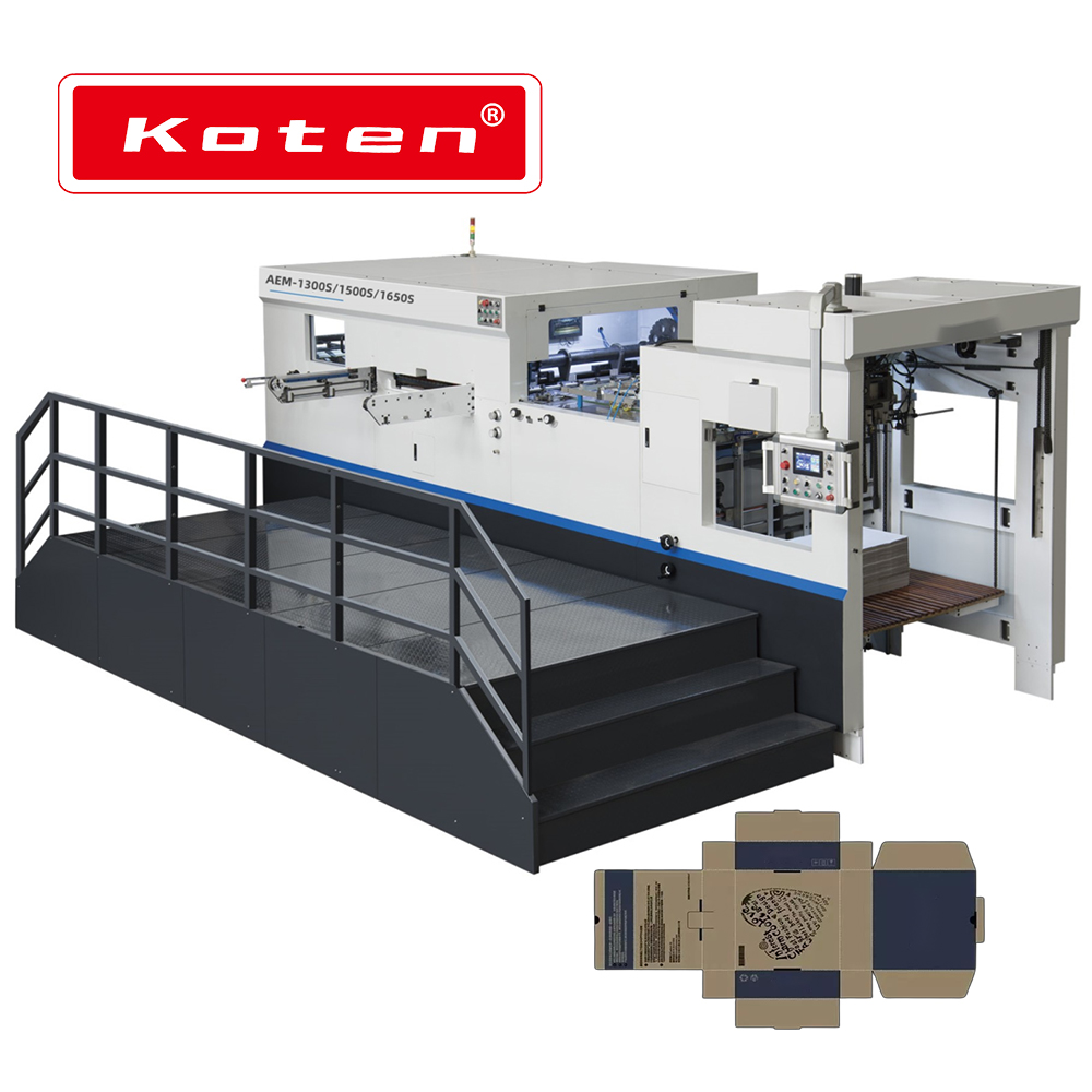 Máquina automática de corte y arrugado AEM-1300/1500/1650S (Q)