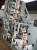 Máquina de impresión Flexo con tres dispositivos de corte de troquel Modelo LRY-320/450
